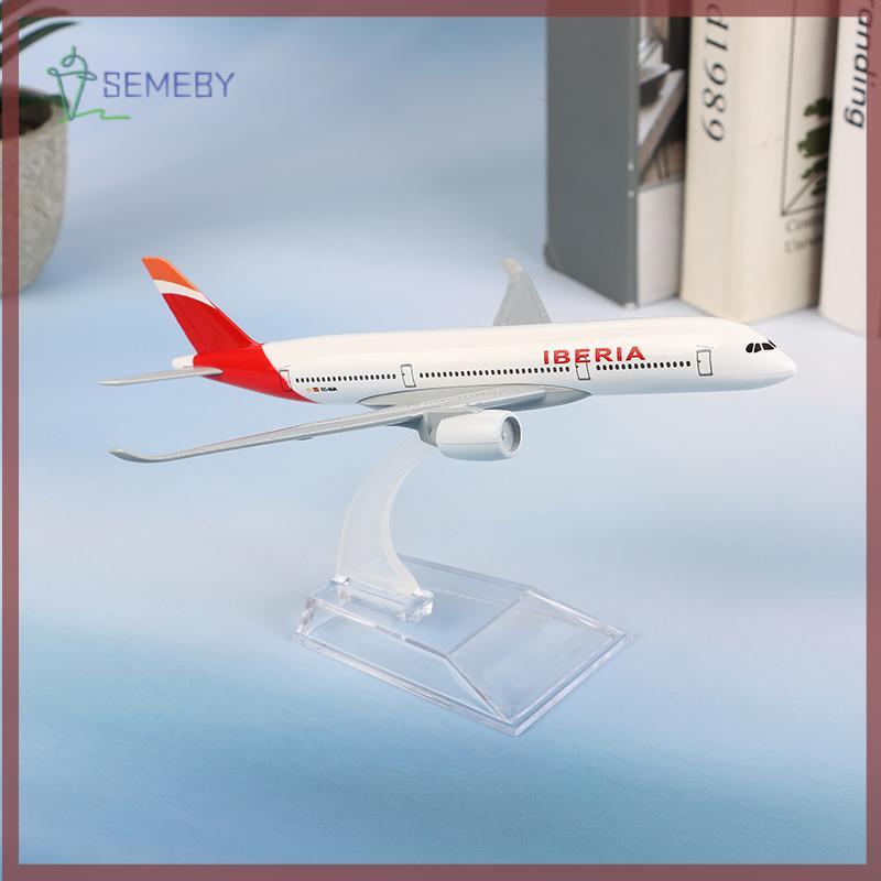 [SEMEBY] 16CM Iberia 330 Hợp Kim Máy Bay Mô Hình Tỉ Lệ 1: 400 Kim Loại Máy Bay Bản Sao Diecast Máy B