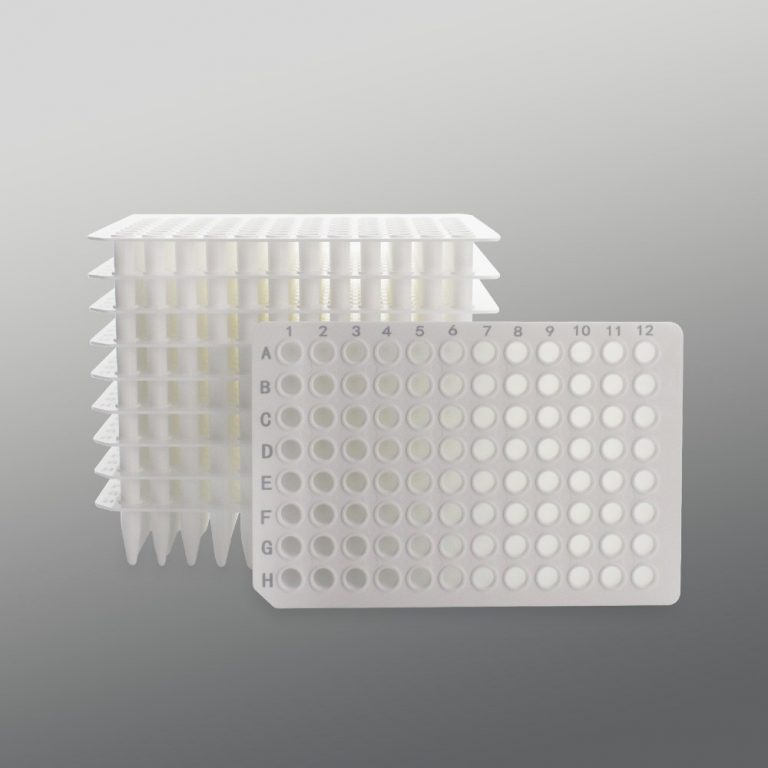 Đĩa PCR 96-well 0.1-0.2ml, 10 cái/túi, PCR Plate Non-skirted, DNase/RNase-free, Labselect