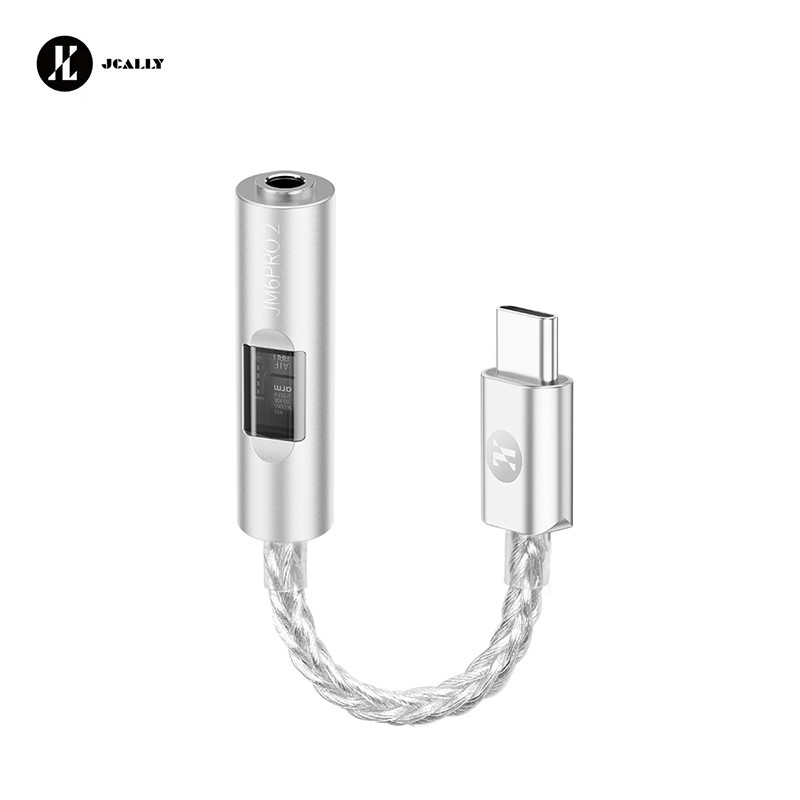 JCALLY JM6 Pro 2 Type-C sang 3,5mm Dual DAC CX31993 MAX97220 âm thanh kỹ thuật số di động giải mã am