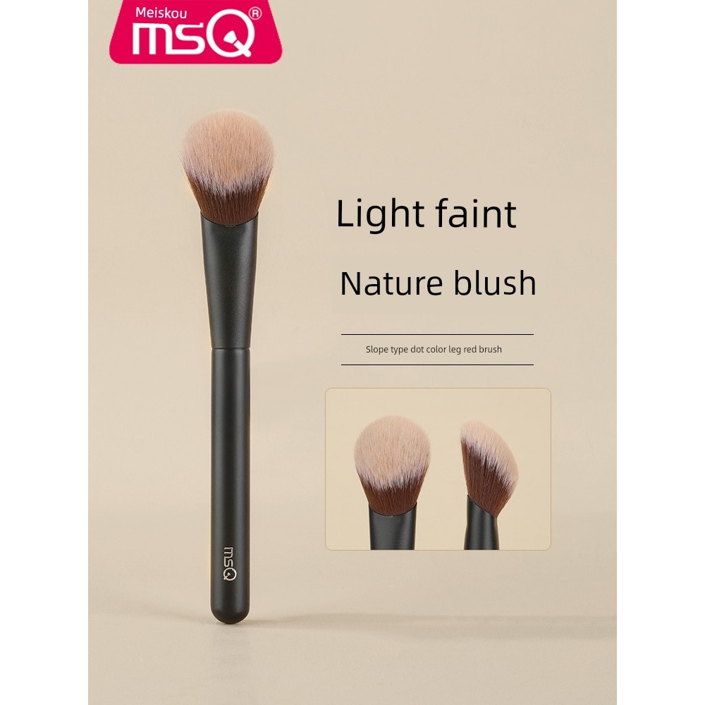 MSQ / MSQ Star Series Slope Type Blush Brush Dot Color Brush Bàn chải trang điểm lớn Bàn chải đường 