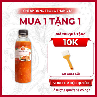   HỎA TỐC  Sốt Gà Chiên Nước Mắm Bếp Xuyên Việt 400G - Gà Cá Chiên Nước Mắm Tỏi Ớt dùng cho 2kg thịt 