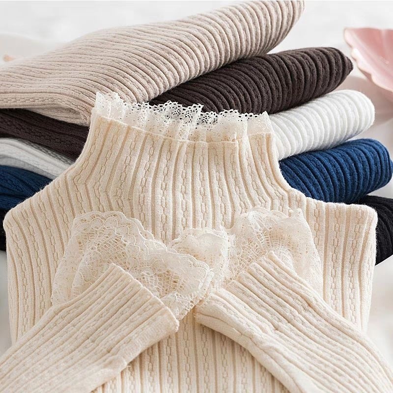 Áo len nữ tiểu thư phối ren mẫu mới 2025 | BigBuy360 - bigbuy360.vn