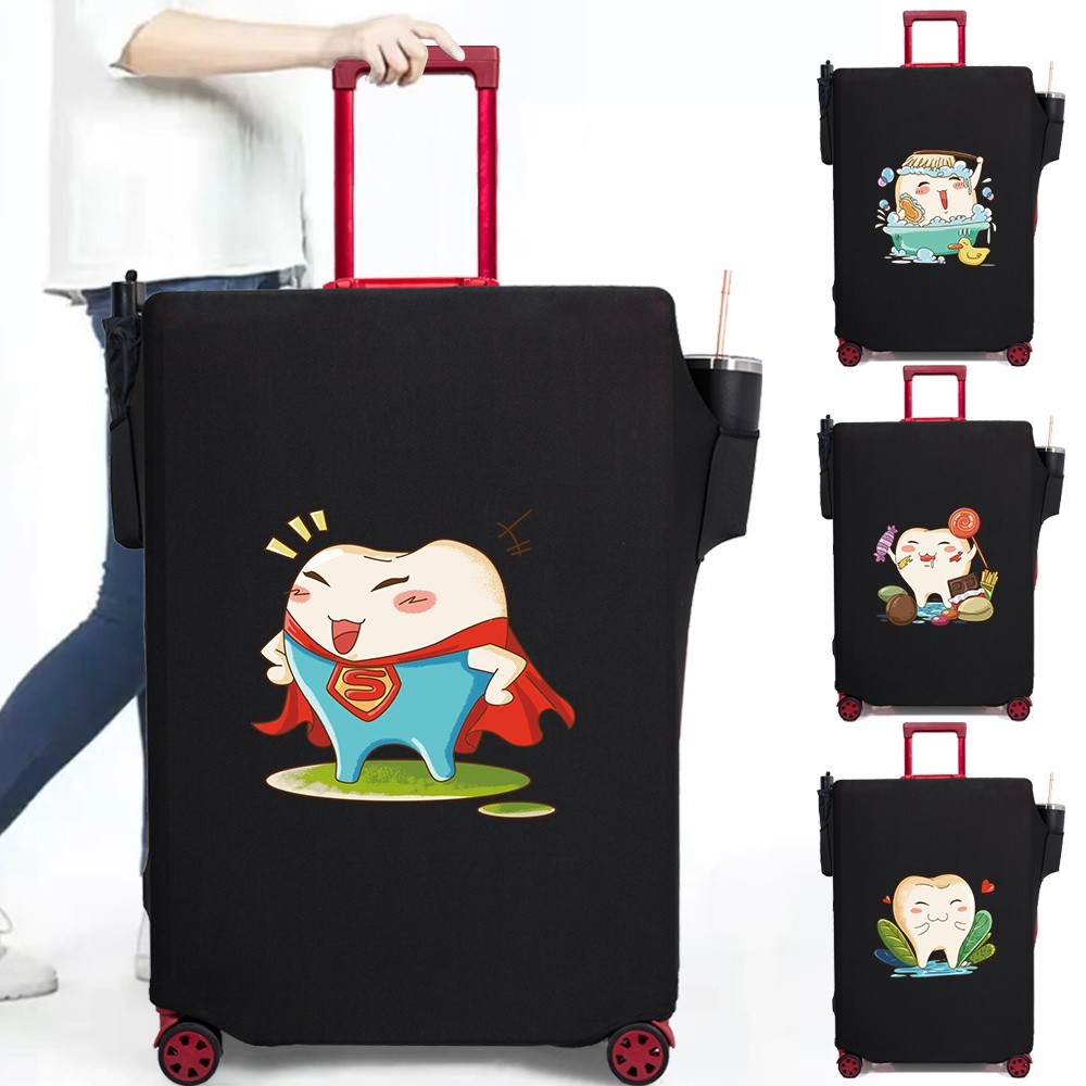 Travel Kit Luggage Cover Portable Anti Scratch Dust Proof Trolley Baggage Travel Bag Dust Cover Toot