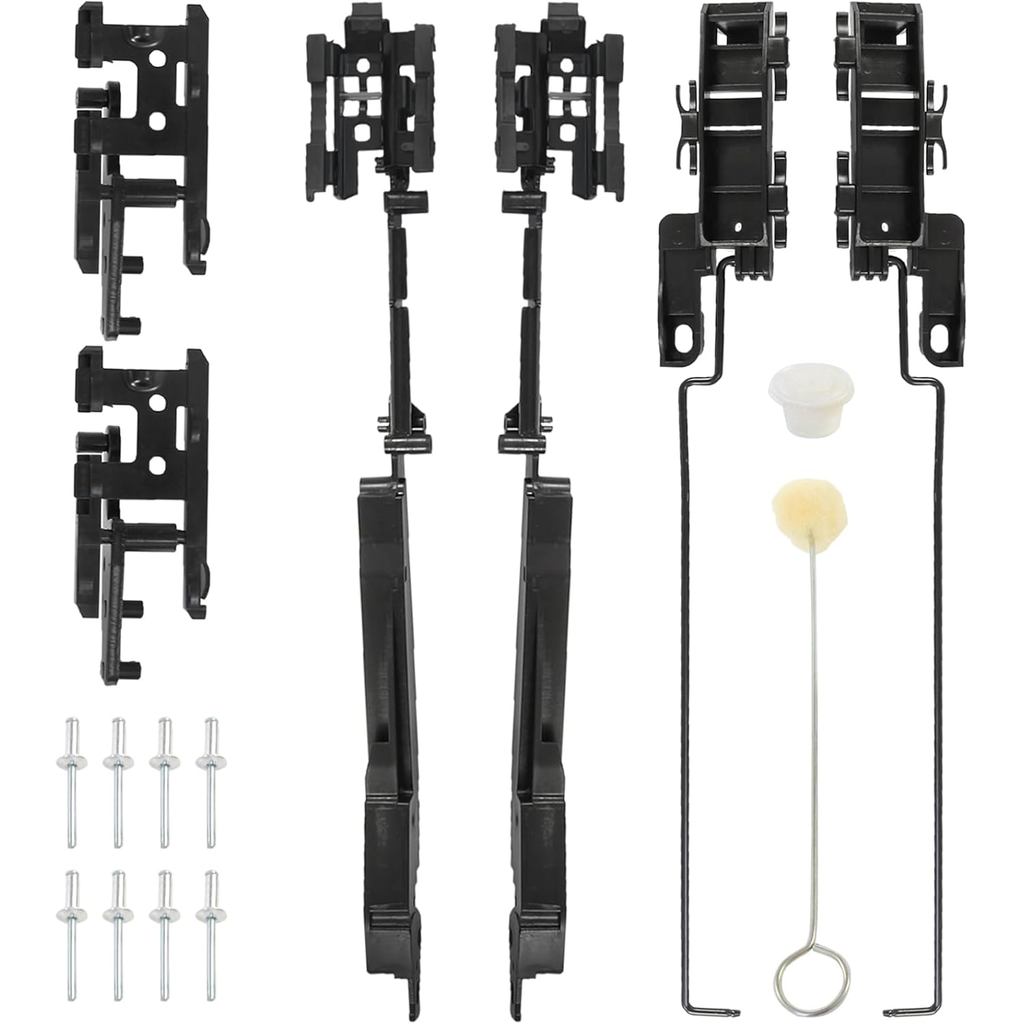 CARMOCAR Sunroof Track Assembly Repair Kit Thay thế cho Ford F150 F250 F350 F450 2000-2016, Ford Exp