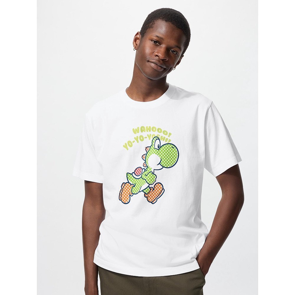 Thư trực tiếp Nhật Bản Uniqlo UNIQLO UT Class Mario Áo thun 480928Hàng đầu Uniqlo