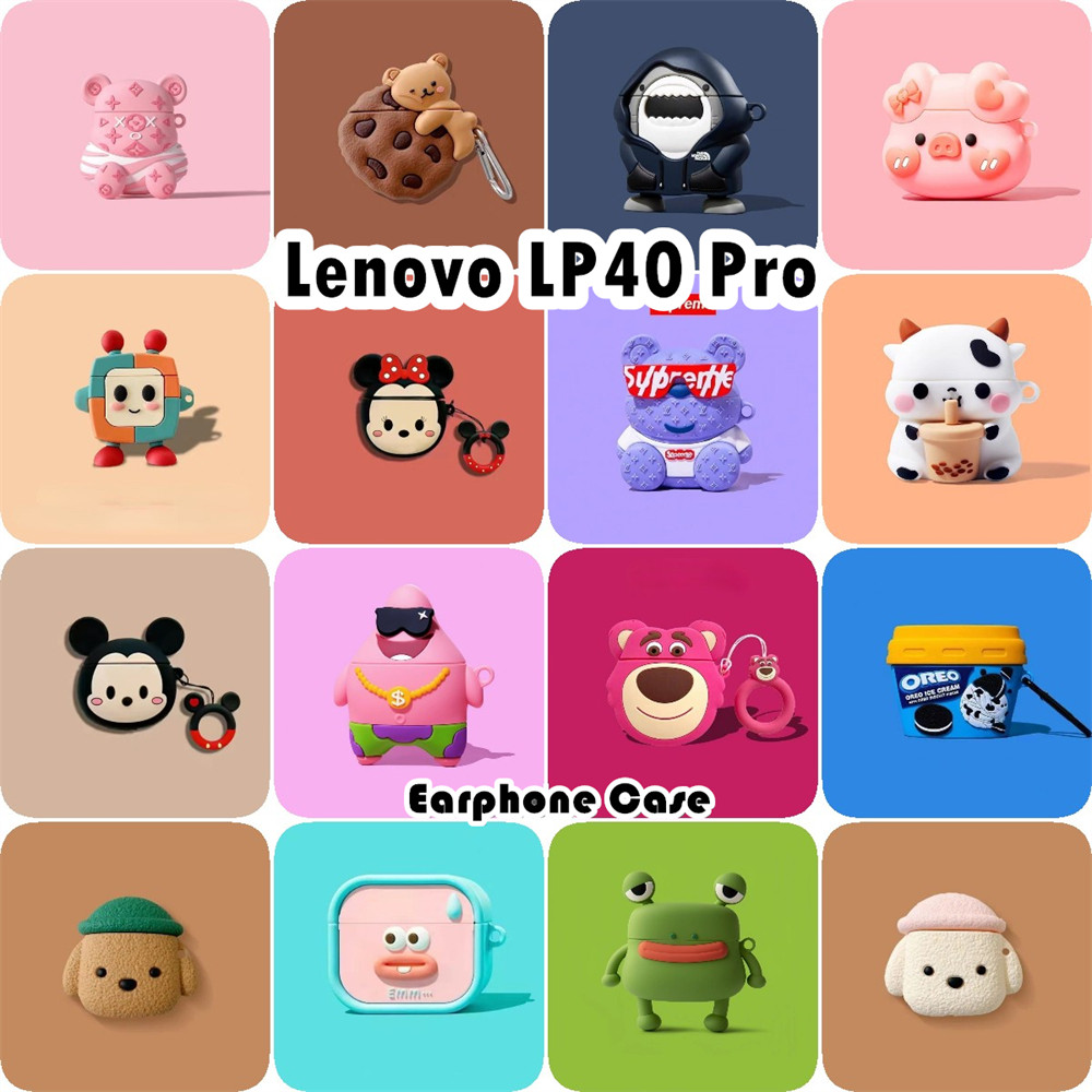 [Ốp lưng tại nhà] Dành cho Ốp lưng Lenovo LP40 Pro Vỏ silicon mềm hoạt hình dễ thương ngọt ngào