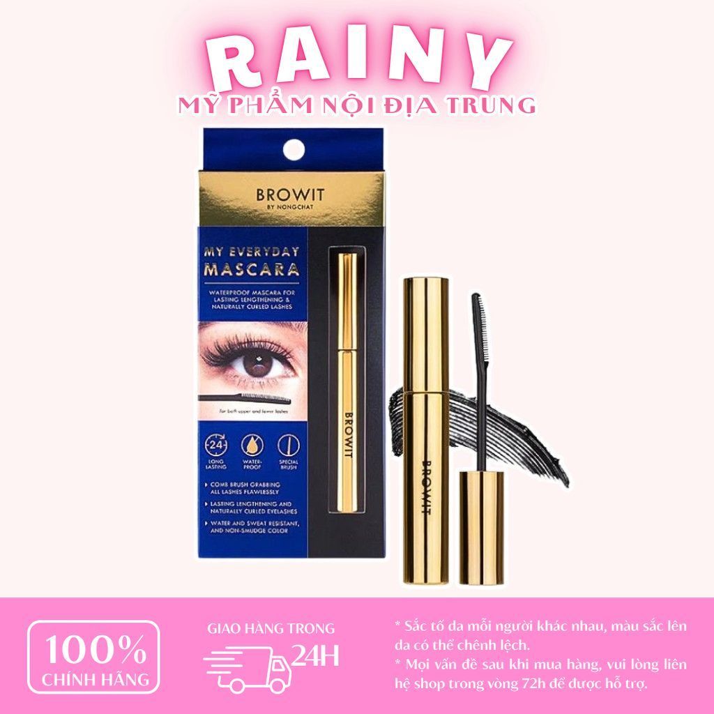 [BROWIT] Mascara Browit by Nongchat My Everyday làm dài và cong mi
