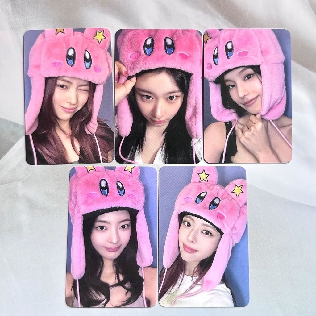 Thẻ album ngoại vi itzy GWBG ms5 sao Kabi Zhiliu Na hạt cổ áo dk không có chuyên dụng