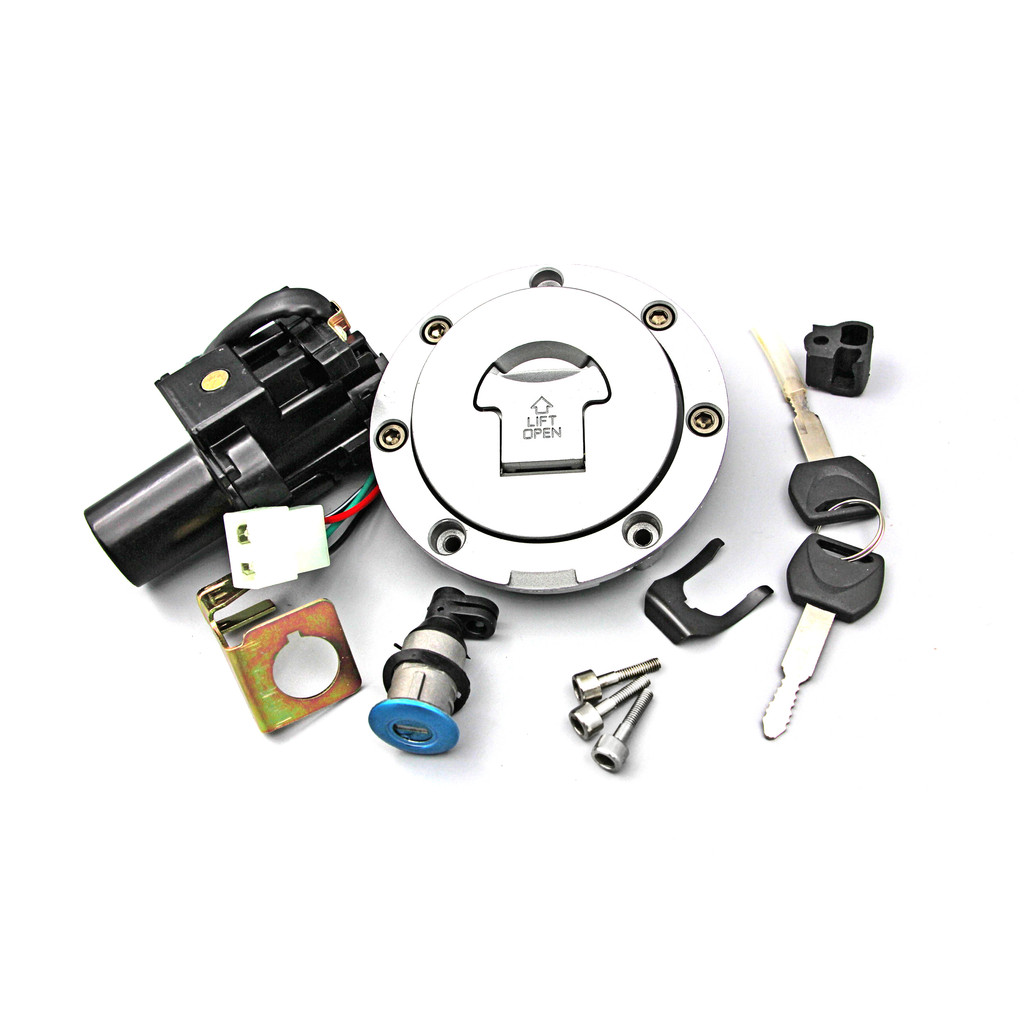 Dành Cho CBR1000RR 2004 - 2007 Công Tắc Đánh Lửa Nắp Khí Bao Ghế Bộ CBR1100XX Blackbird NT650 NT700 