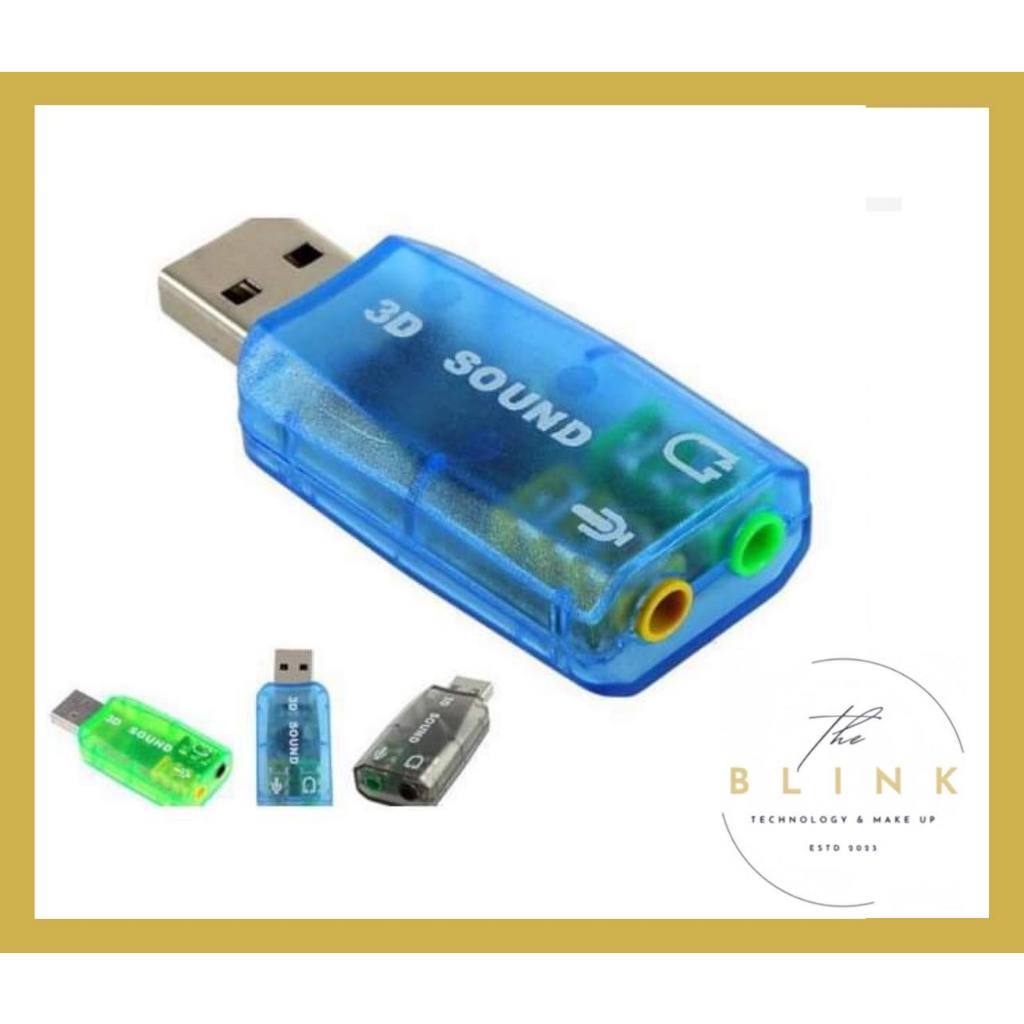 USB Sound USB Ra Sound 2 Lỗ Chuẩn 2.1 Âm Thanh 3D