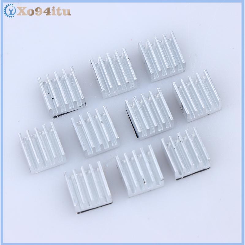 XOITU 10 Chiếc A4988 Trình Điều Khiển Bước Tản Nhiệt Nhôm Tản Nhiệt Tản Nhiệt Làm Mát Bộ Phận Máy In