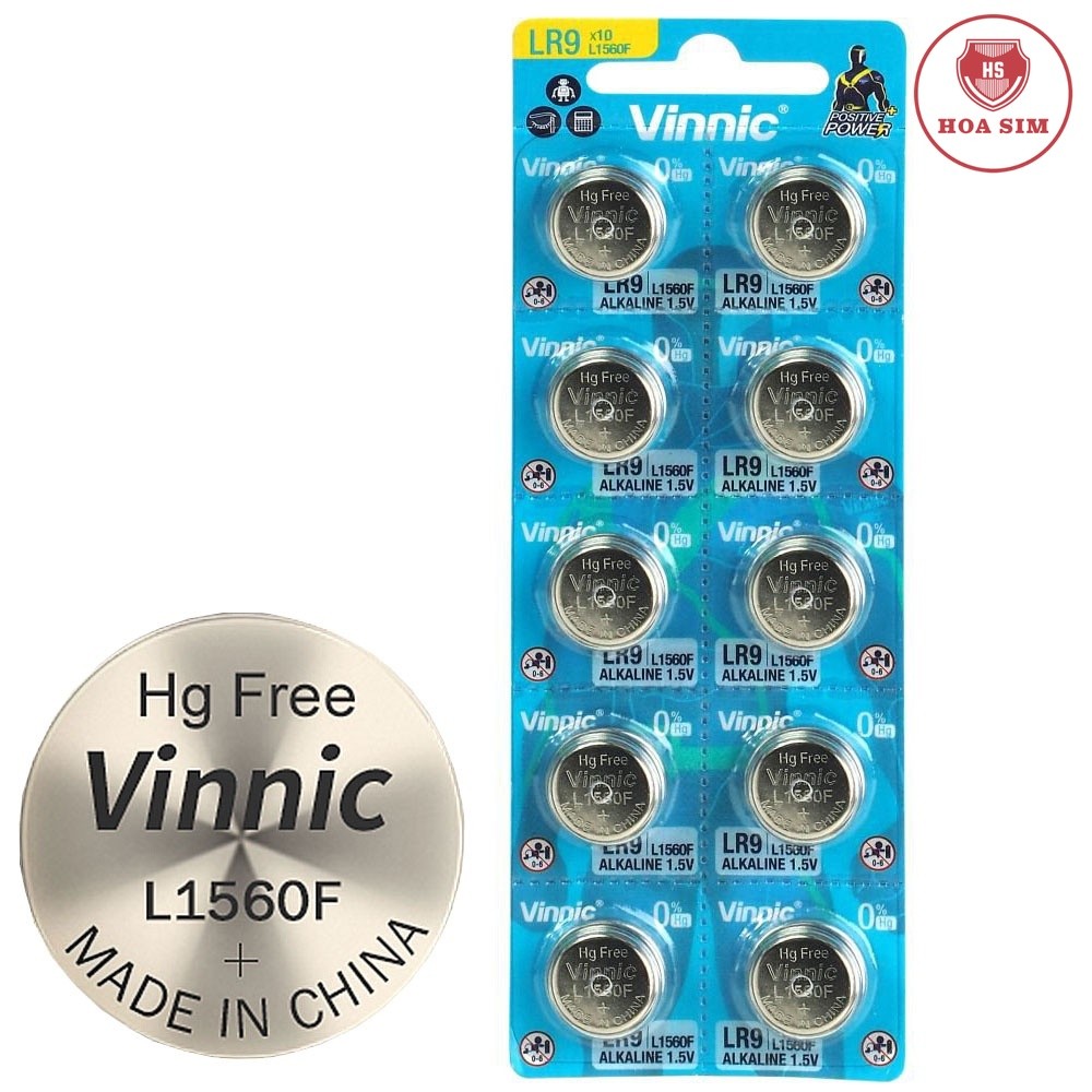 Pin cúc áo  VINNIC  L1560F / LR9 / 625A / V625U / E625 / LR625G / MR9 / PX625 dùng cho đồng hồ thiết