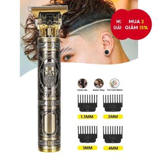   Tông đơ cắt tóc Máy cắt tóc USB Sạc lại được Máy cạo râu chuyên nghiệp Máy tỉa tóc điện cho nam Thợ cắt tóc 