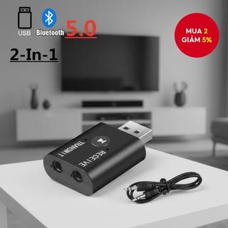   Bộ chuyển đổi USB Bluetooth 5.0 USB Âm thanh nổi không dây cho TV Bộ xe hơi 