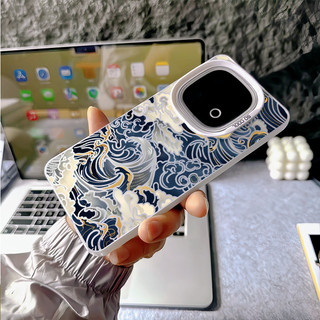  Ốp điện thoại mờ cứng The Great Wave off Kanagawa cho iQOO 15 13 12 Pro Z10 Turbo Pro Z9 Neo 10   9 Z9 Turbo Z8 Vỏ iQOO chống sốc 