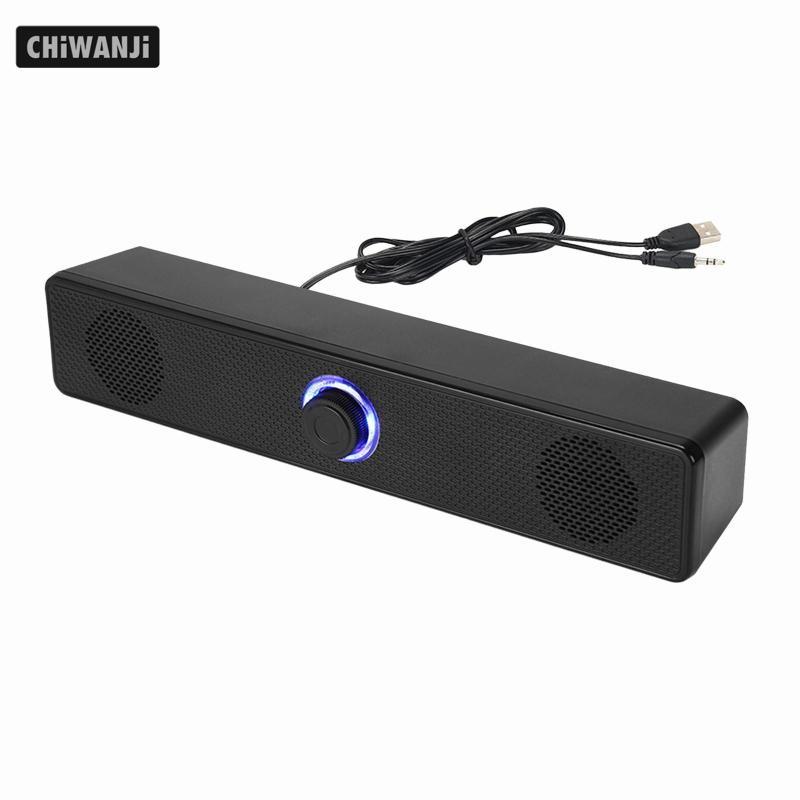 [Chiwanji] Loa máy tính Thanh âm thanh Loa PC di động cho máy tính bảng Loa chơi game PC