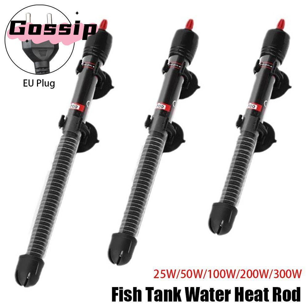 GOSSIP 1 Cái Thanh Giữ Nhiệt, Bể Cá EU Cắm Máy Sưởi Chìm, 220V Có Thể Điều Chỉnh Nhiệt Độ AT700 Than