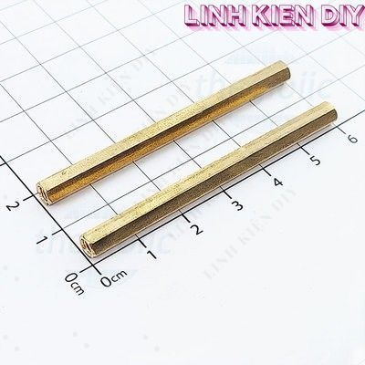 [3 Cái]- Trụ Đồng HEX-M3 Cái-Cái Dài 60mm Linh Kiện DIY