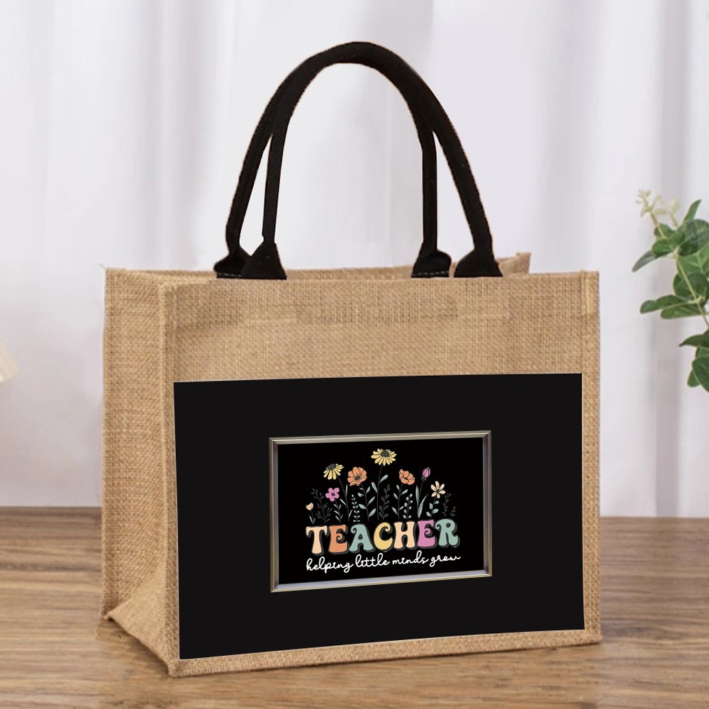 Tote bag Handbag   Teachers tote bag, canvas bag, large-capacity shopping bag, Teacher's Day series,
