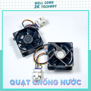 Quạt chống nước 12V 8x8CM NIDEC, sử dụng làm tản hơi sương, tạo ẩm
