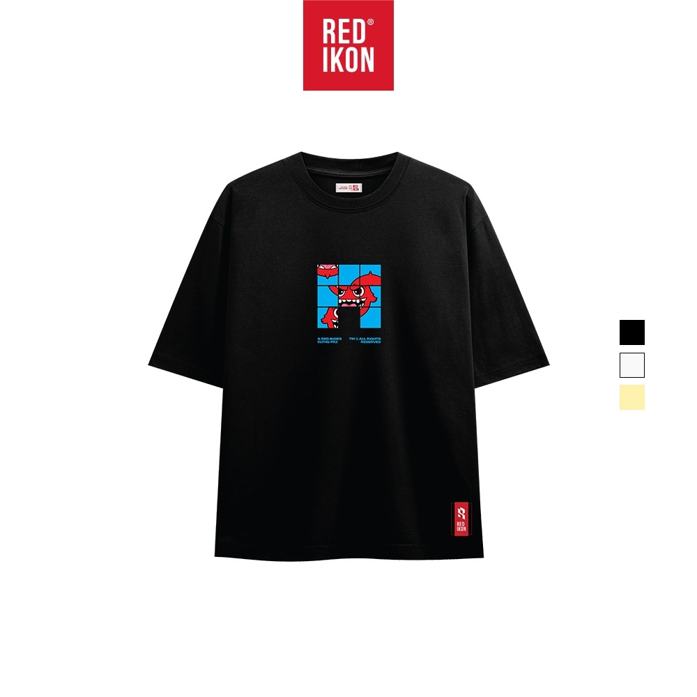 Áo thun Red Ikon Xếp Hình Red Creature Puzzle 100% Cotton Unisex T-shirt