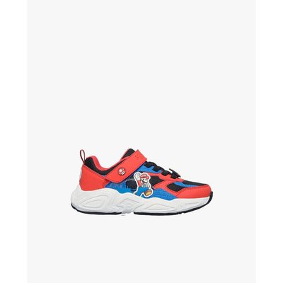 SKECHERS - Giày sneakers bé trai cổ thấp Nintendo Super Mario_407118L-RDBK