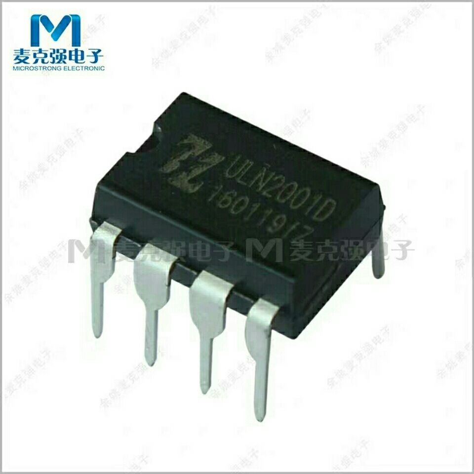 Gửi 5 đèn LED Darlington tích hợp 8 chân ULN2001D và IC điều khiển đa chức năng khác