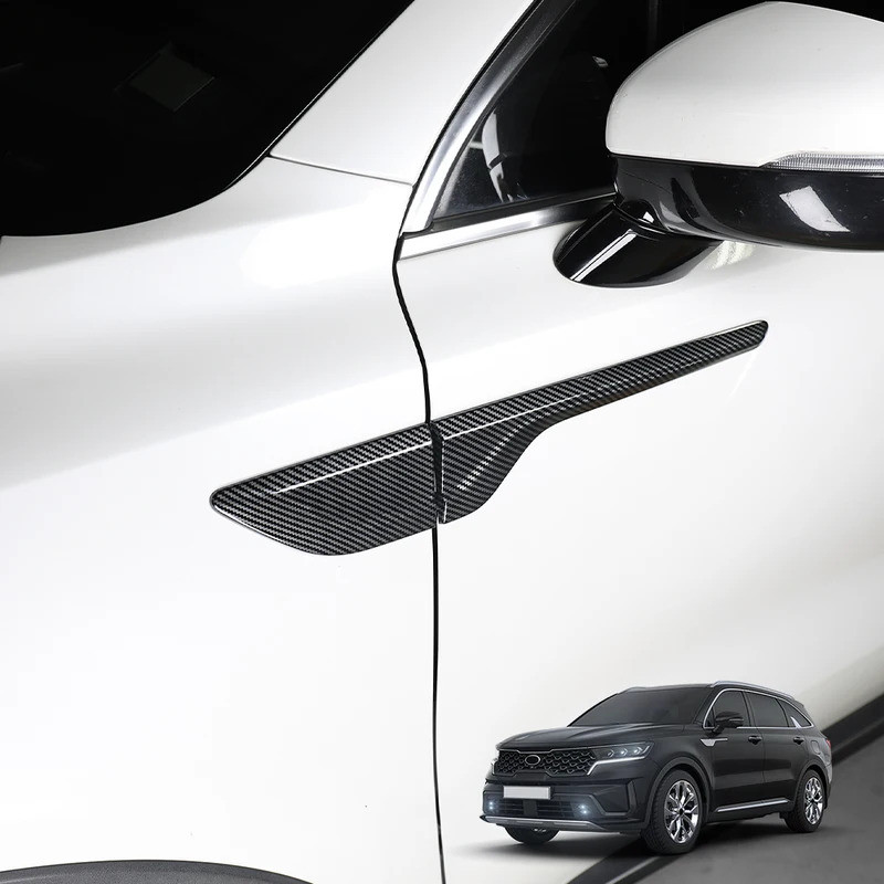 Dành Cho Xe Kia Sorento MQ4 2021-2023 / 2024-2026 Phong Cách Ngoại Thất Lá Tấm Nắp Sọc Xe Bên Thân B