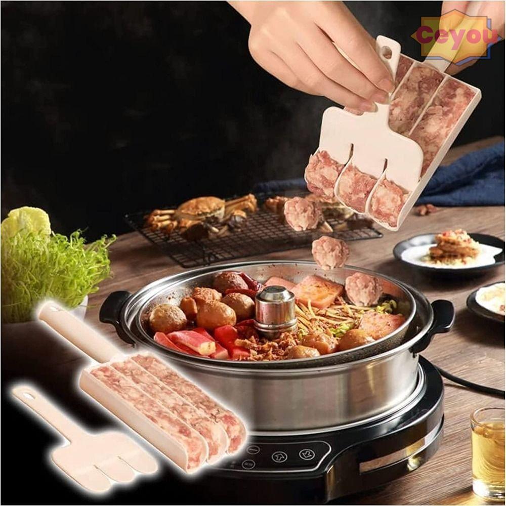 CEYOU Thịt Baller Thìa Để Cooping Cookie Dough Sorbet Dụng Cụ Nhà Bếp Sáng Tạo Dễ Sử Dụng Với Cắt Sp