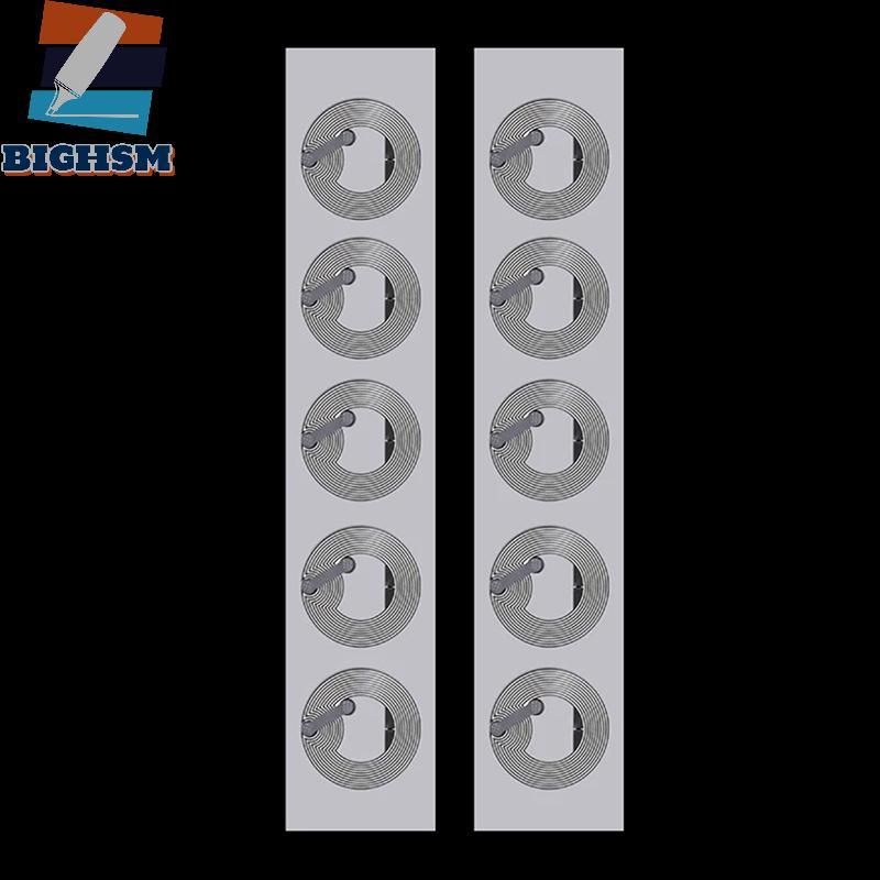 [BIGHSM] 10 Miếng Dán Thẻ Ntag213 Ntag215 NFC 13.56 MHz ISO14443A Nhãn Điện Thoại Có Sẵn Nhãn Dính R