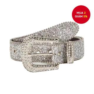  Thắt lưng rộng đính đá nữ - Dây thắt lưng đa năng Y2K Fashion Statement cho quần jean 