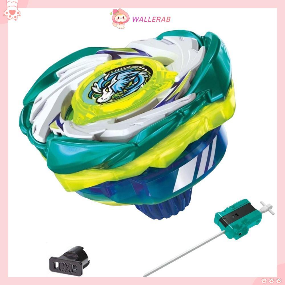 WALLERAB Beys, Green Pegasus Blast Atr Hợp kim Beyblade X Battle Gyro, Với Launcher CX-07 Spinning T