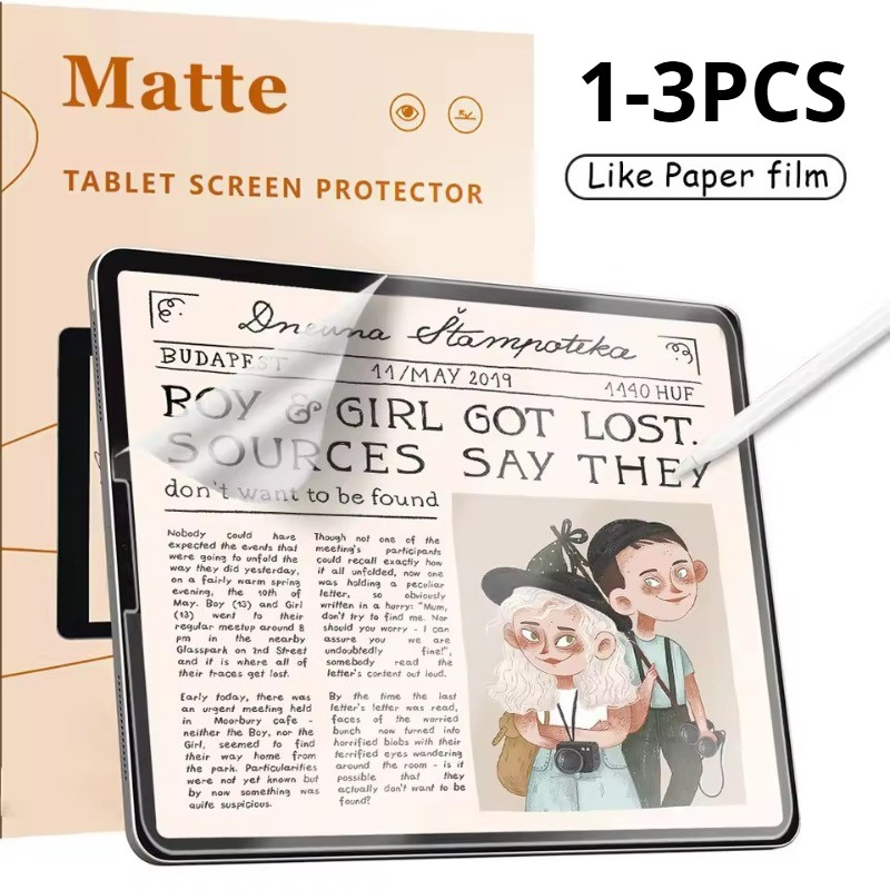 1-3 Chiếc Như Giấy Cảm Thấy Mờ Bảo Vệ Màn Hình Cho Huawei MediaPad M5 Pro 10.8 lite 10.1 8 8.4 Phim 