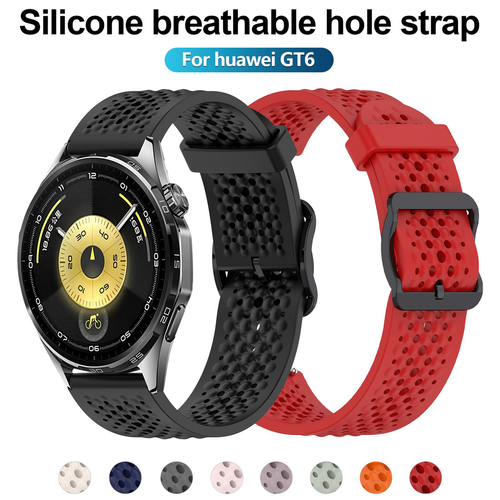 Dây đeo thoáng khí 22mm cho Huawei GT6 46mm Dây đeo đồng hồ cho Huawei GT5 46MM GT6 Pro 46mm Vivoact