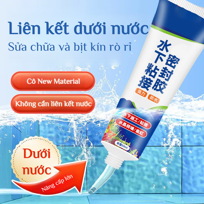 【Chống Thấm/Chống Rò Rỉ/Dán Dưới Nước/Trong Suốt】+JMY-Keo Dán Kín Chống Rò Rỉ Bể Cá/Ống Nước/Bể Nước