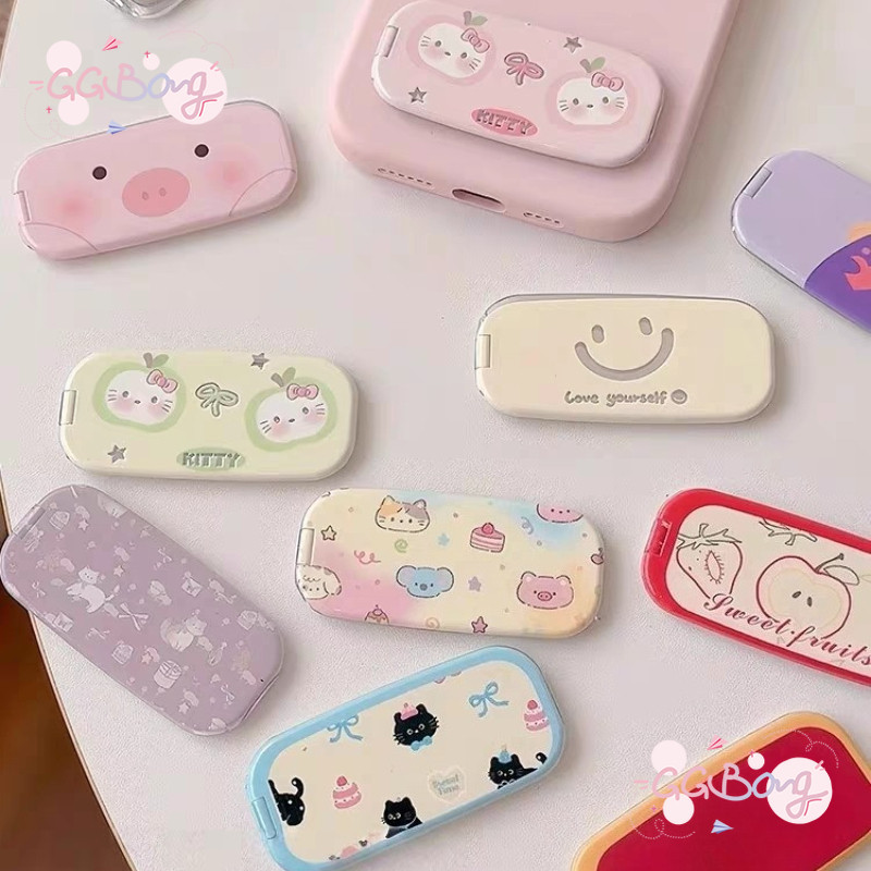 Giá Đỡ Điện Thoại Gương Thời Trang Hình Thỏ Hoạt Hình Hello Kitty Dễ Thương Hình Động Vật Ngộ Nghĩnh