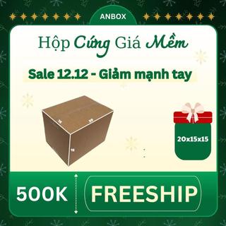  thùng carton gói hàng 20x15x15 bộ 100 cứng cáp 