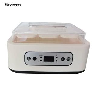 Máy làm sữa chua Hộ gia đình Tiết kiệm năng lượng DIY Máy làm Natto tự làm với 6 cốc thủy tinh Điều khiển nhiệt độ không đổi đa chức năng