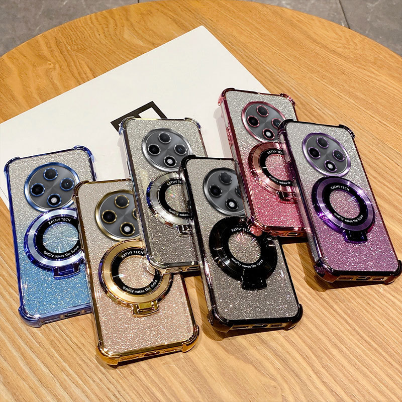 Ốp lưng OPPO F27 Pro Ốp lưng OPPO F27 Pro + Ốp điện thoại mềm chống rơi bốn góc có giá đỡ từ tính DD