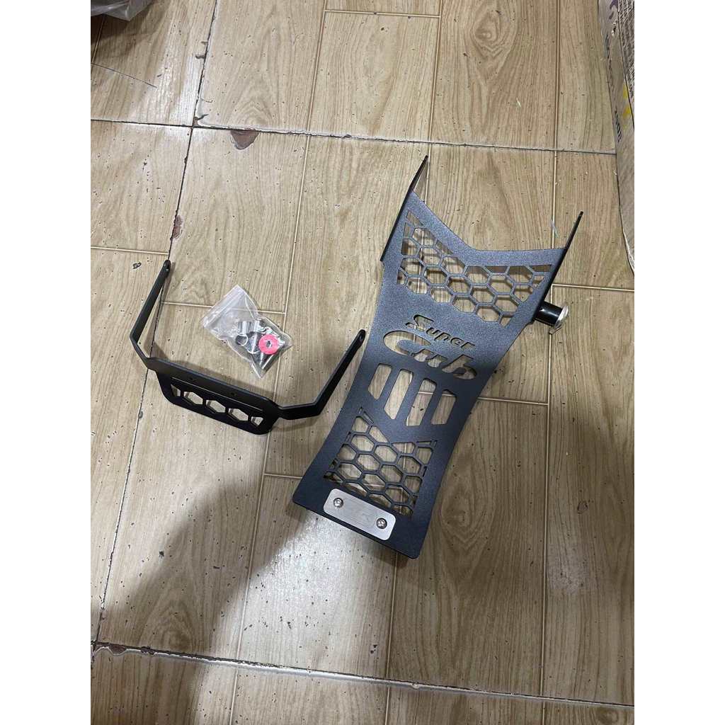 Baga giữa cub 125cc , inox sơn tĩnh điện , có ốc lắp đầy đủ ( phụ tùng dọn xe)