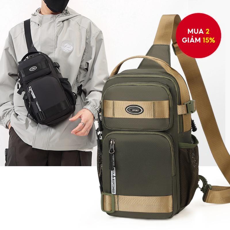 Túi đeo ngực thông thường dành cho nam - Túi đeo chéo & đeo vai chống nước Oxford dung tích lớn