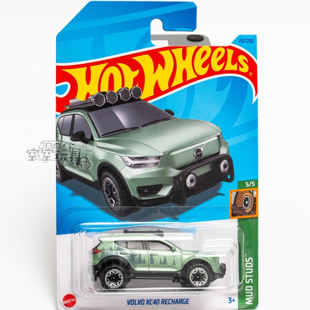 Không. 201 VOLVO XC40 SẠC VOLVO Xanh Mattel Hot Wheels Hợp Kim Xe Thể Thao Nhỏ