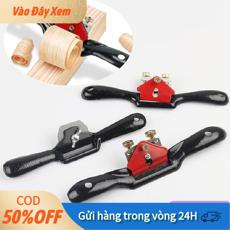 Bào Gọt Gỗ Cầm Tay Mini HKS1, Lưỡi Thép Cao Cấp, Không Cần Điện Máy, Dùng Bào Đường Cong Và Thẳng, C