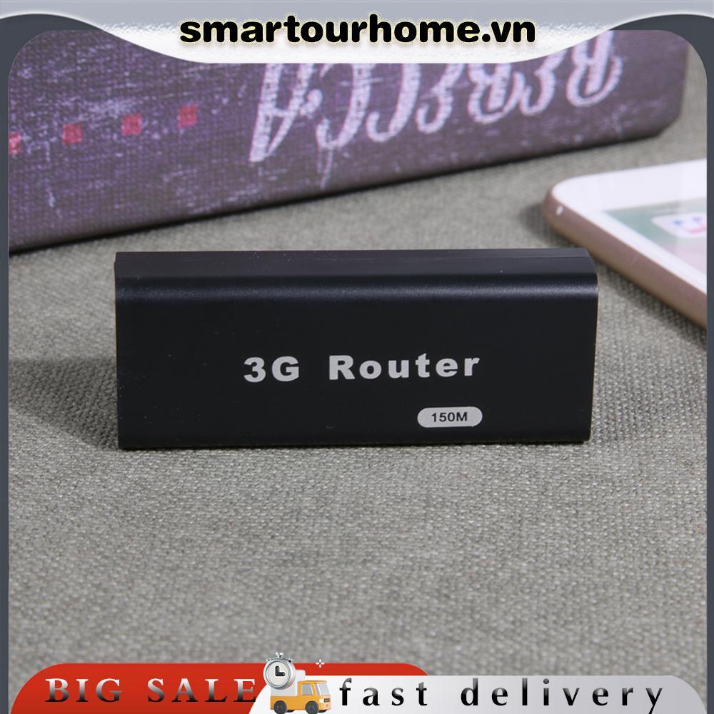 [smartourhome.vn] Mini 3G WiFi Wlan Hotspot AP Client WiFi Hotspot 150Mbps Mini 3G Router WiFi Wlan 