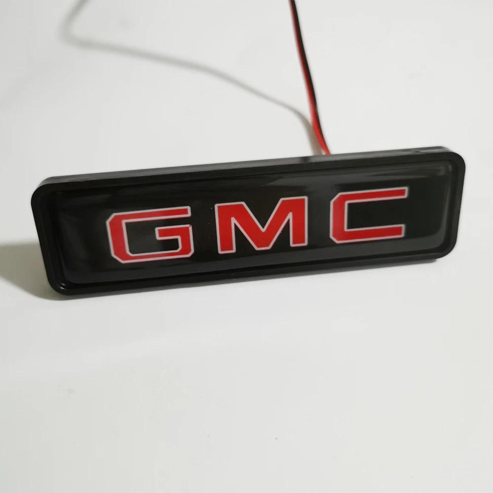 Lưới Trước Lưới Tản Nhiệt Cho GMC Safari Savana Envoy Yukon Canyon Sierra LED Nướng GMC Logo Ánh Sán