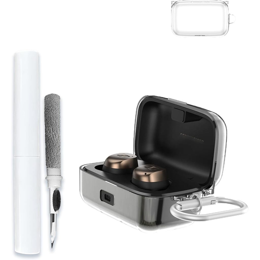 Ốp Lưng Cho Sennheiser Momentum True Wireless 3 / Momentum True Wireless 4, Vỏ Bảo Vệ TPU Mềm Trong 