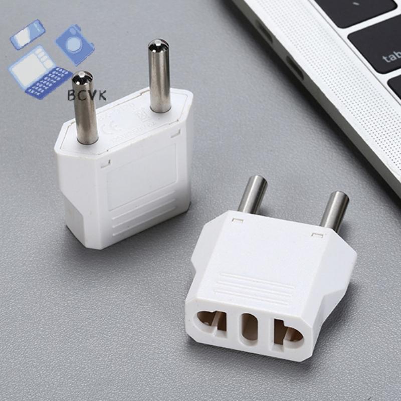 [BCVK] 5 / 10 Cái Us Sang Eu Chuyển Đổi Cắm Eu Sang Us To Us To Au Flat Plug To Dual Use good