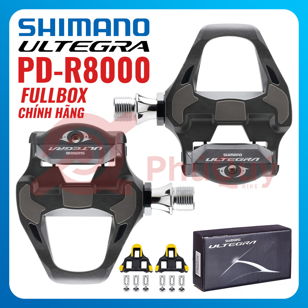 Pedal Can Road SHIMANO ULTEGRA R8000 KÈM CLEAT - CHÍNH HÃNG