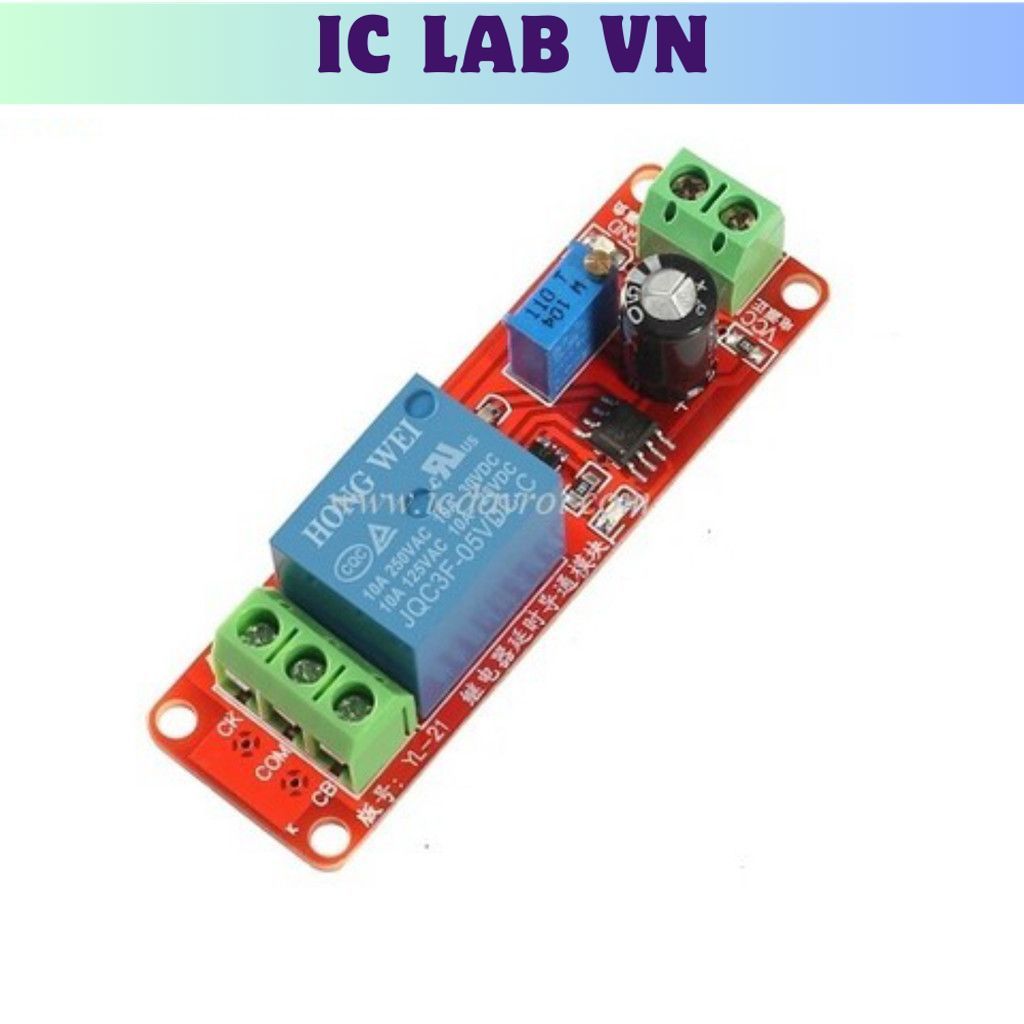 Mạch Relay Trễ IC555 5VDC Ic Lab VN