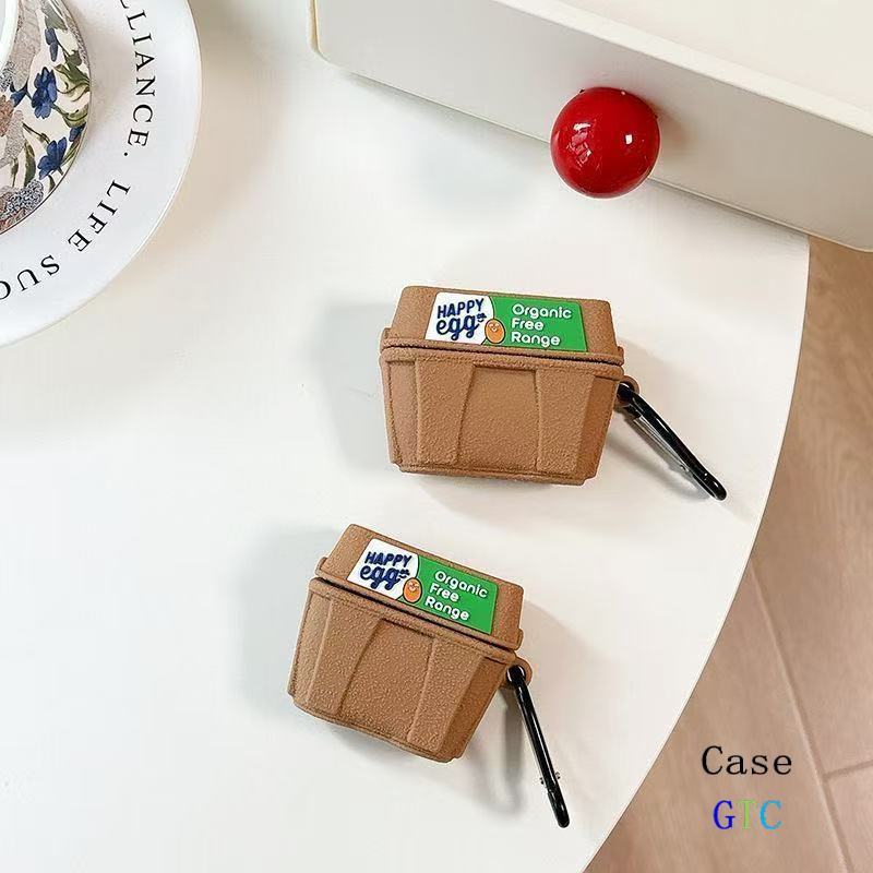 GOOJODOQ GTC Dành Cho GOOOJODOQ J201 J206 J228 J229 Vỏ Tai Nghe Sáng Tạo Trứng Thùng Hoa Văn